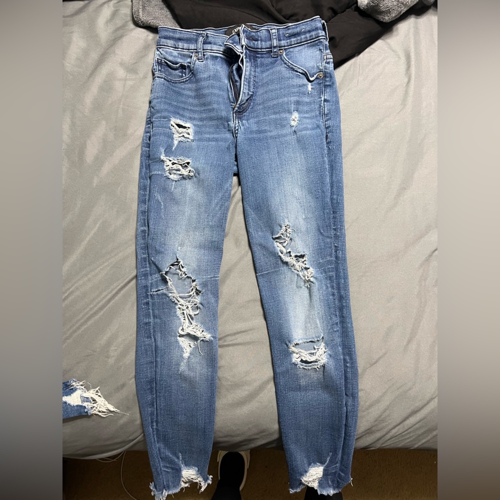 Express ripped jeans